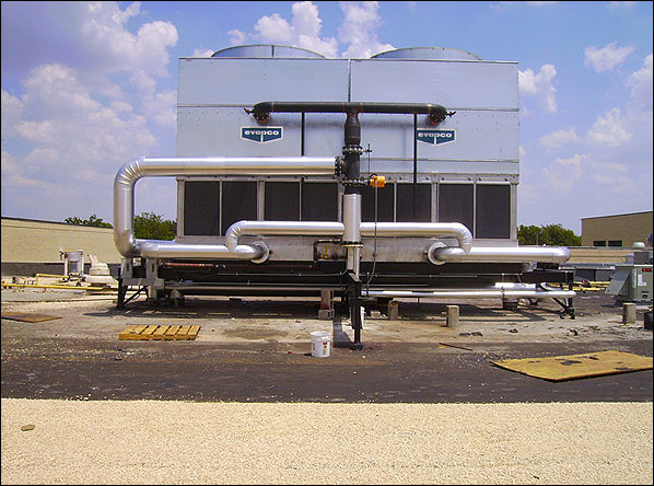 Commercial Cooling Tower Replacement at Lewisville ISD